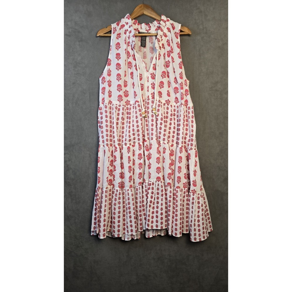 Chelsea & Theodore Split Neck Boho Maxi Dress Lined Floral‎ Cottagecore Size 1x